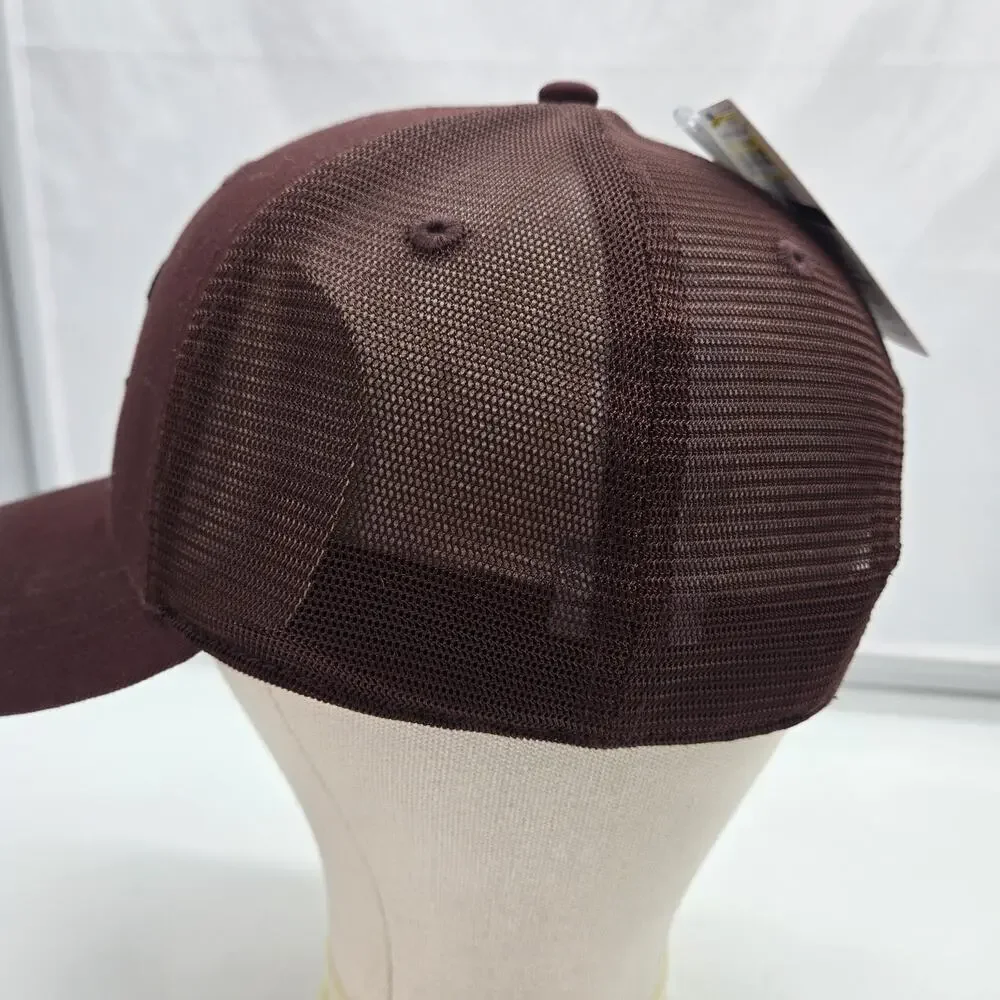 Champion Adult Logan Twill Trucker Hat Maroon Unisex NWT Outdoor Sports Gorpcore